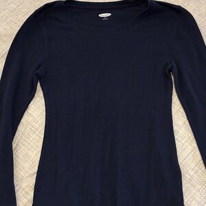 Old Navy Midnight Blue Long Sleeve Tee